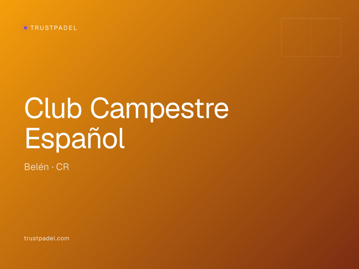 Club Campestre Español padel club