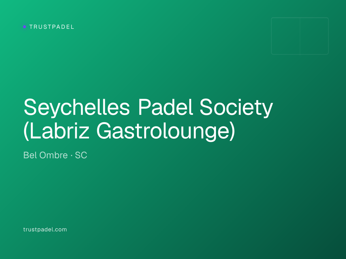 Seychelles Padel Society (Labriz Gastrolounge) padel club