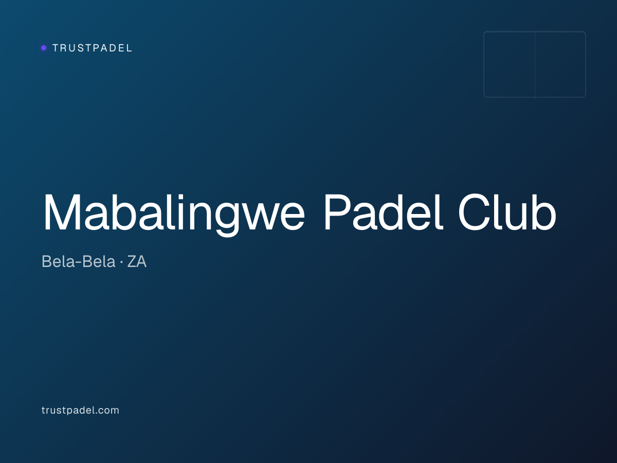 Mabalingwe Padel Club padel club