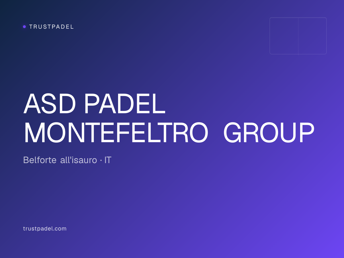 ASD PADEL MONTEFELTRO GROUP padel club