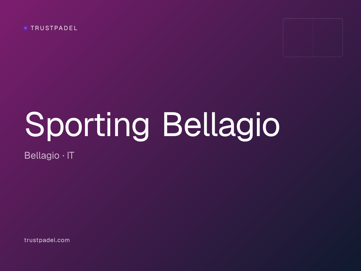 Sporting Bellagio padel club