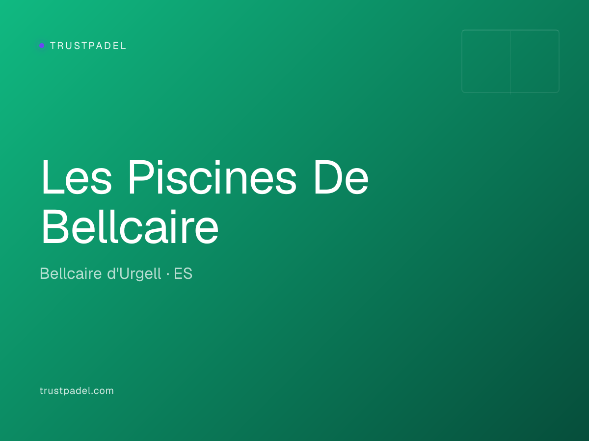 Les Piscines De Bellcaire padel club