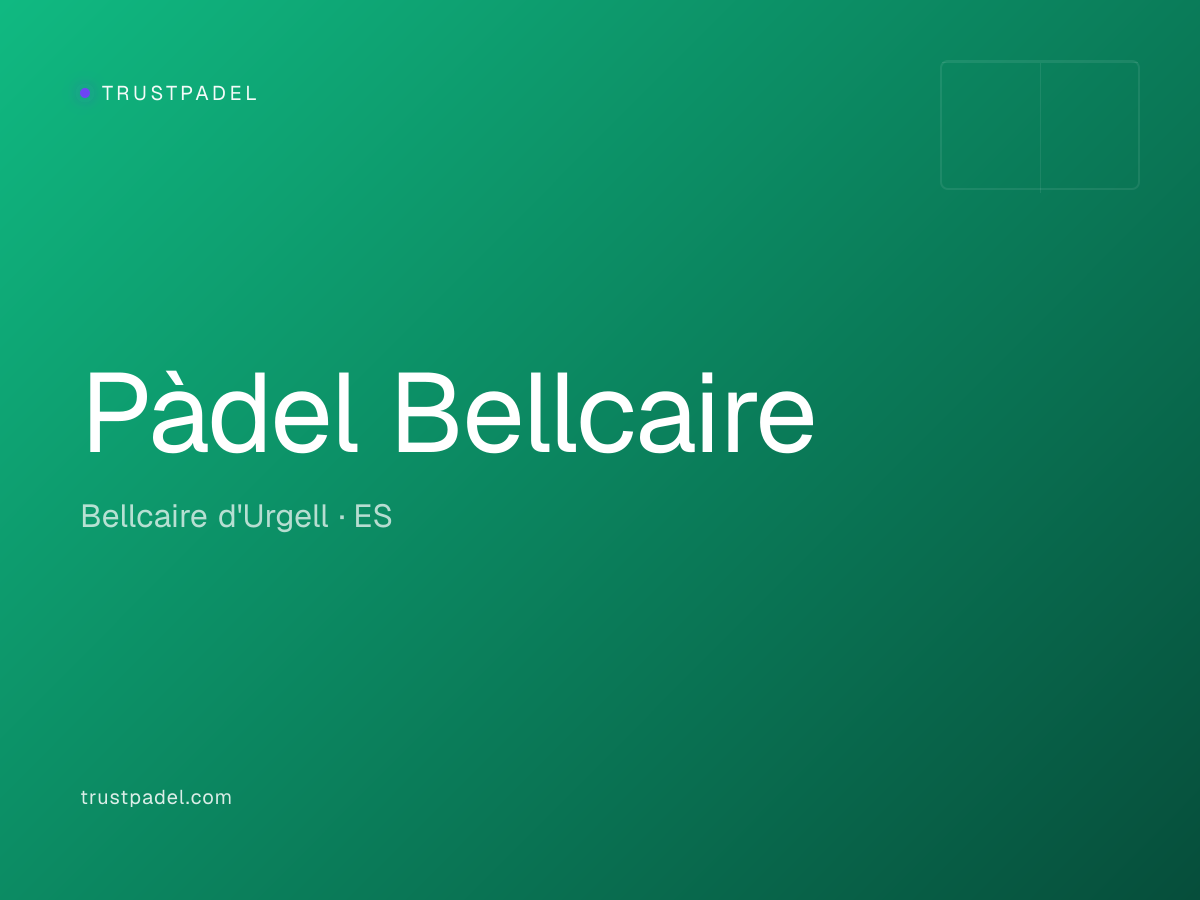 Pàdel Bellcaire padel club