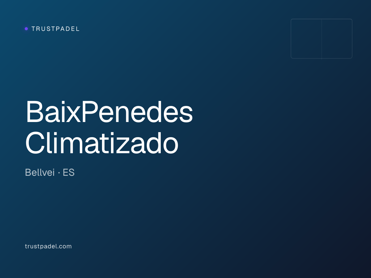 BaixPenedes Climatizado padel club