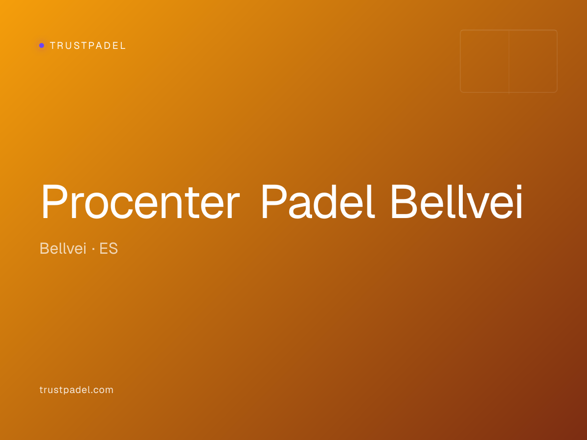 Procenter Padel Bellvei padel club