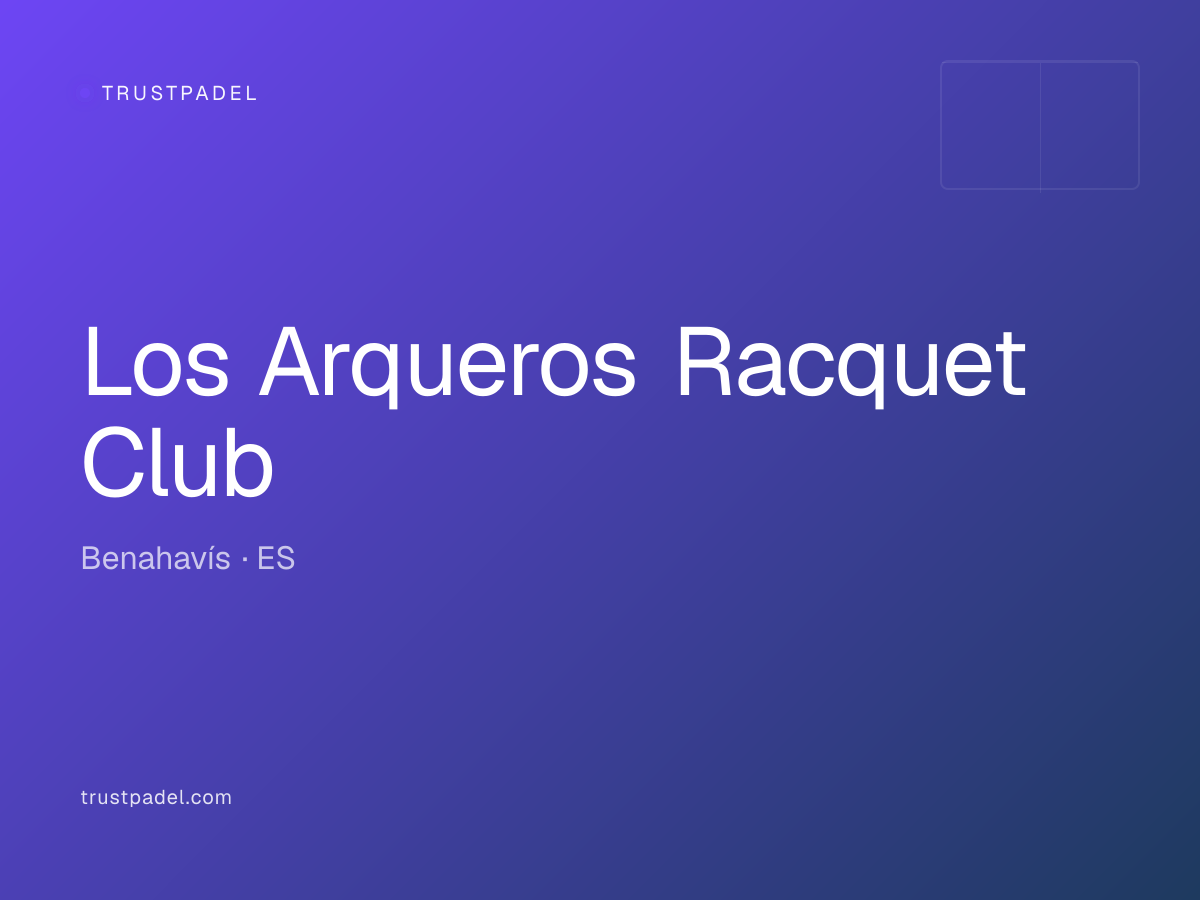 Los Arqueros Racquet Club padel club