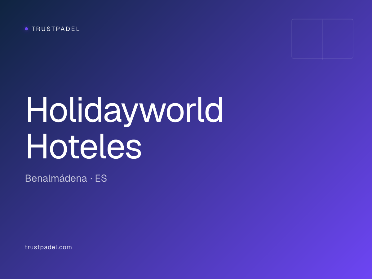 Holidayworld Hoteles padel club