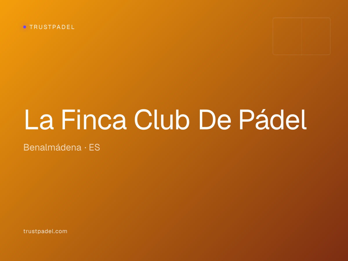 La Finca Club De Pádel padel club