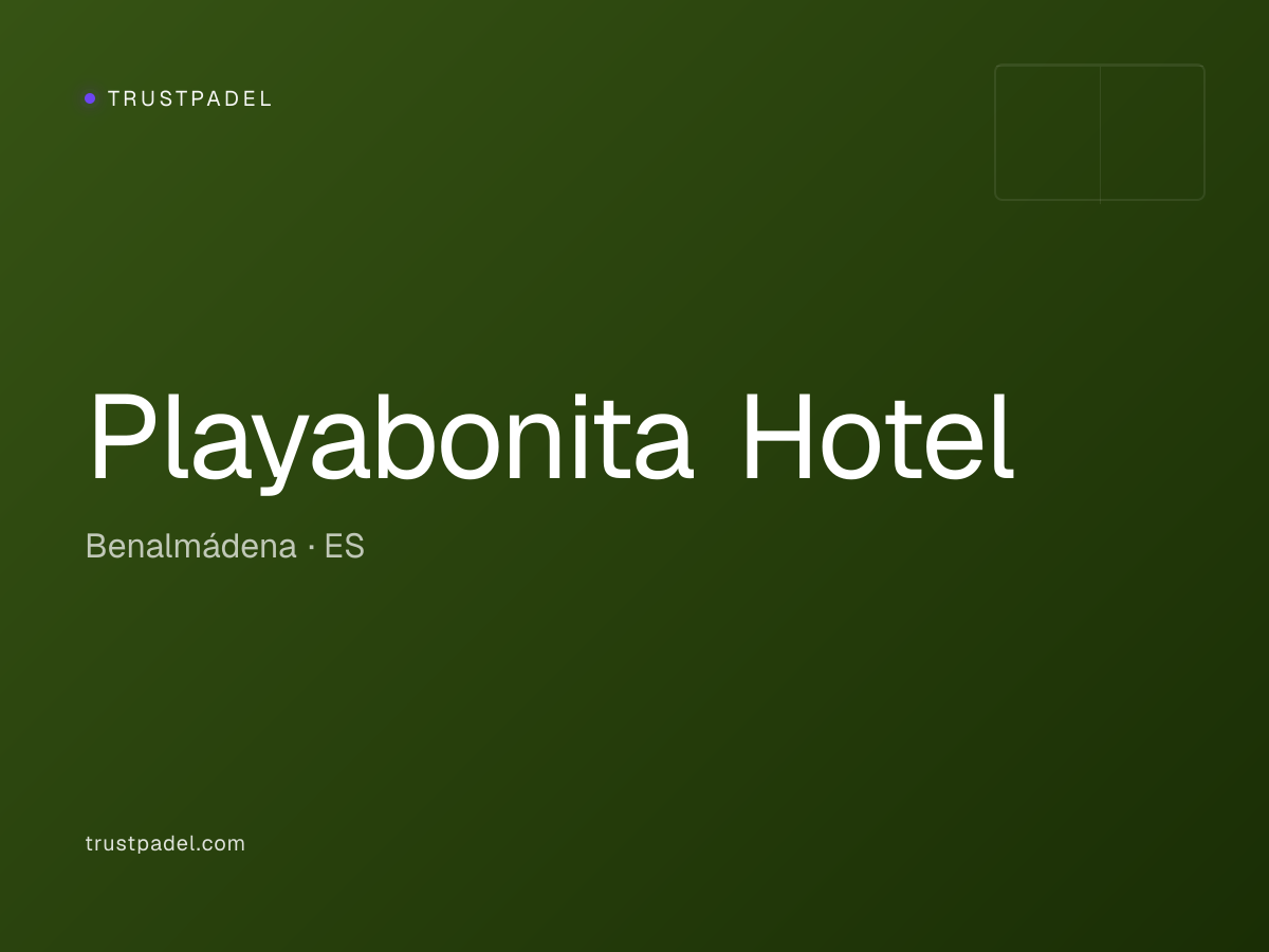 Playabonita Hotel padel club