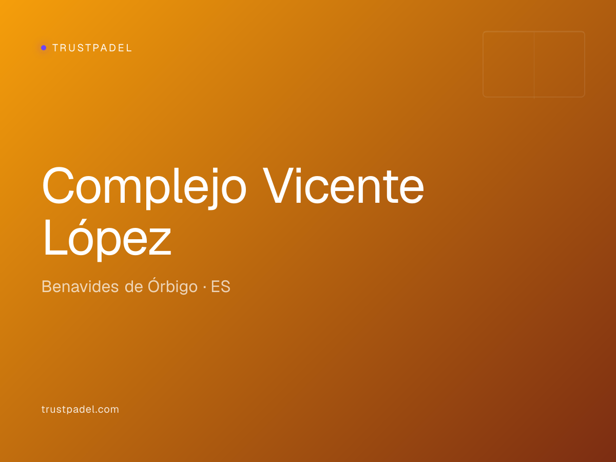 Complejo Vicente López padel club