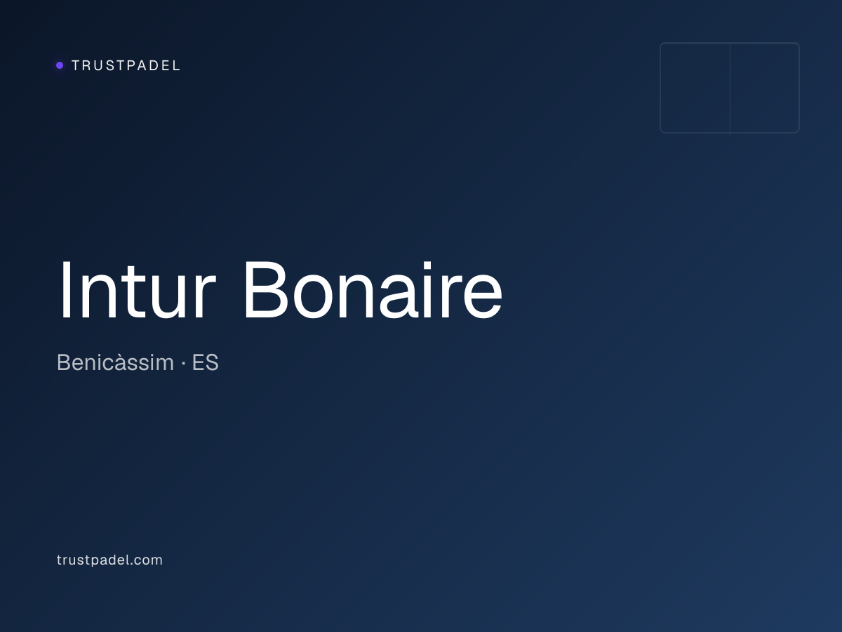 Intur Bonaire padel club