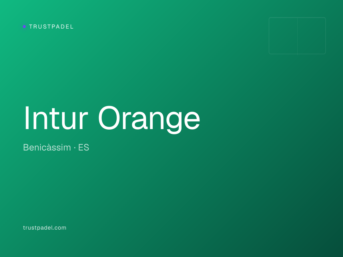 Intur Orange padel club