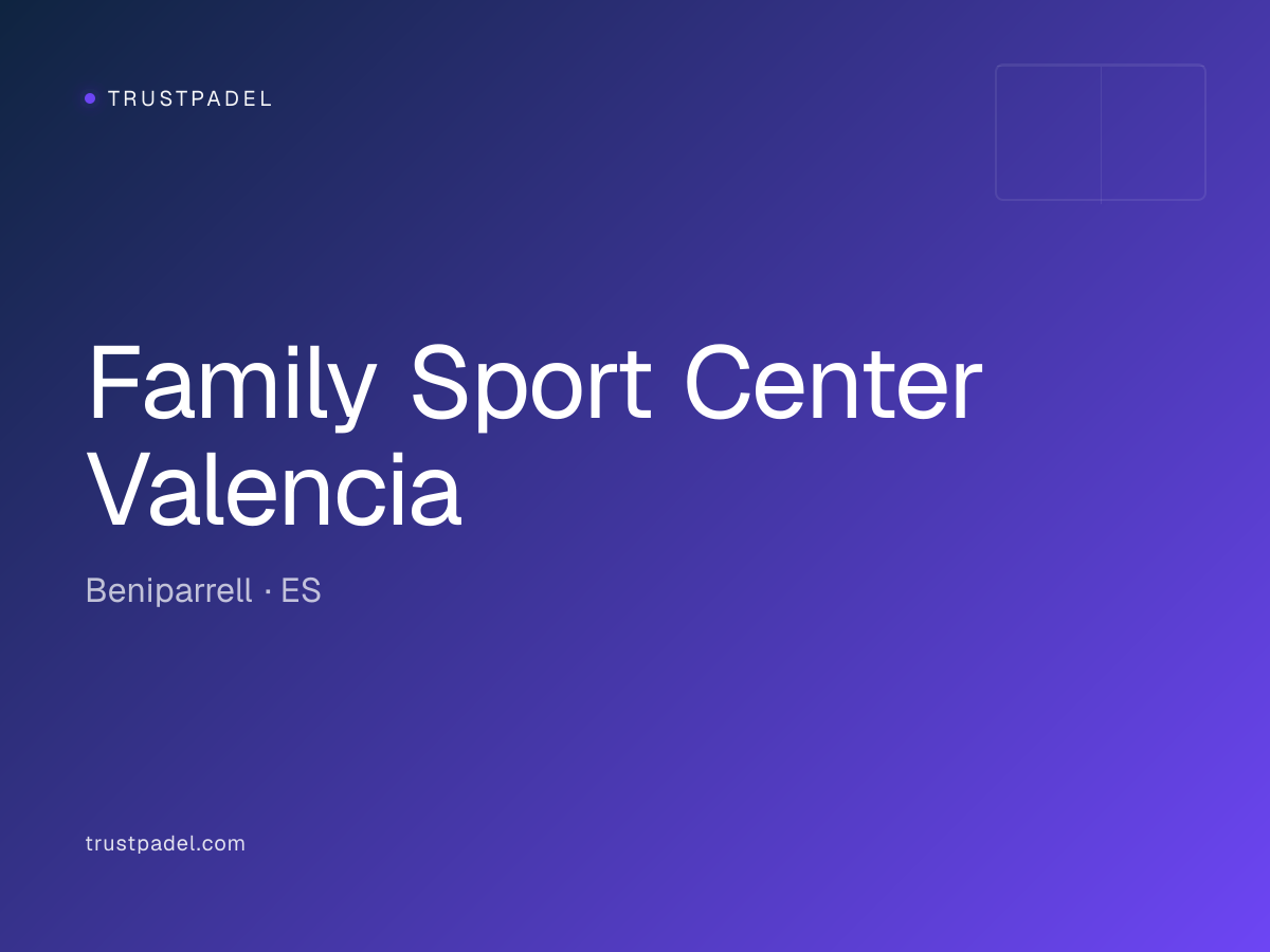 Family Sport Center Valencia padel club