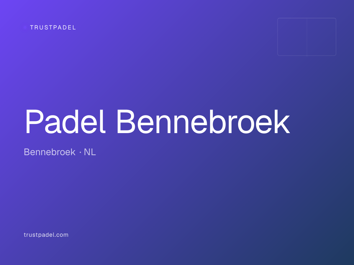 Padel Bennebroek padel club