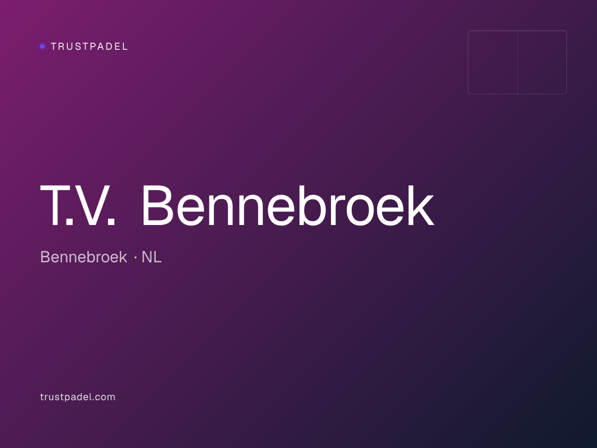 T.V. Bennebroek padel club