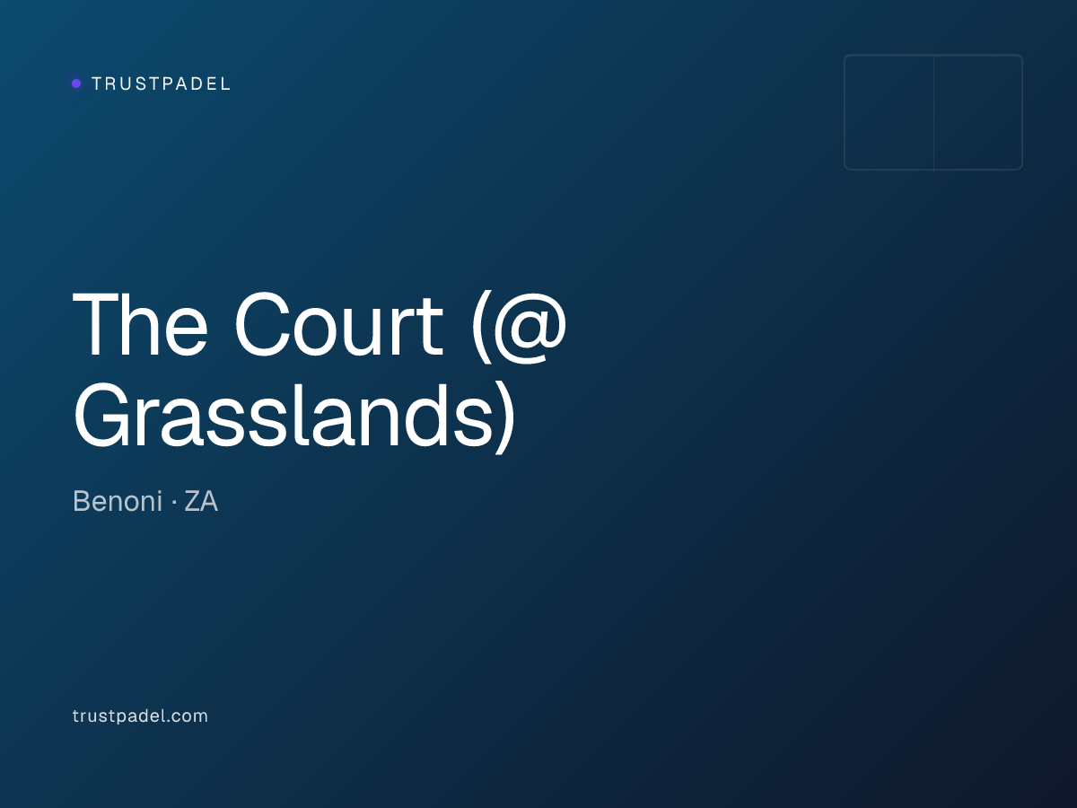 The Court (@ Grasslands) padel club