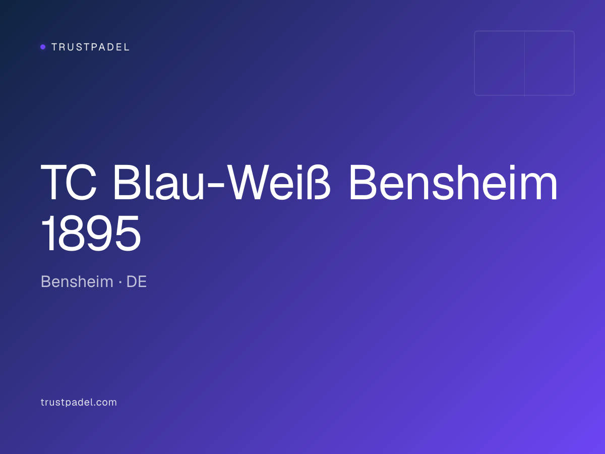 TC Blau-Weiß Bensheim 1895 padel club
