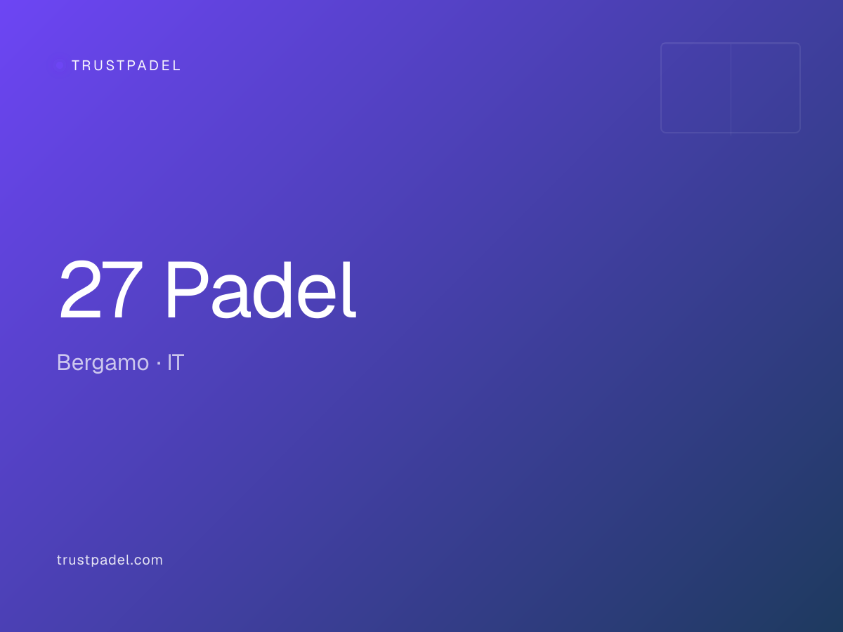 27 Padel padel club