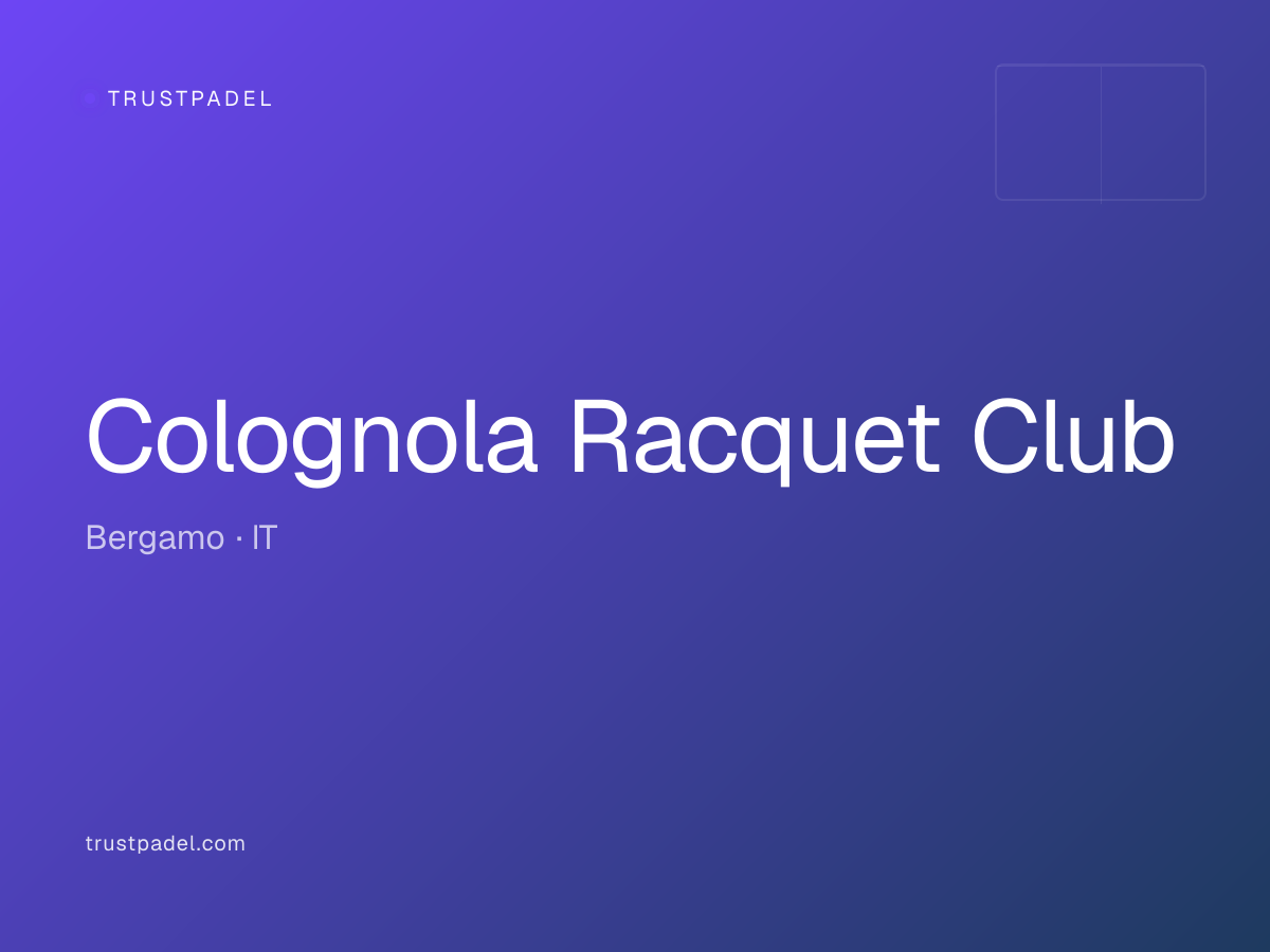 Colognola Racquet Club padel club