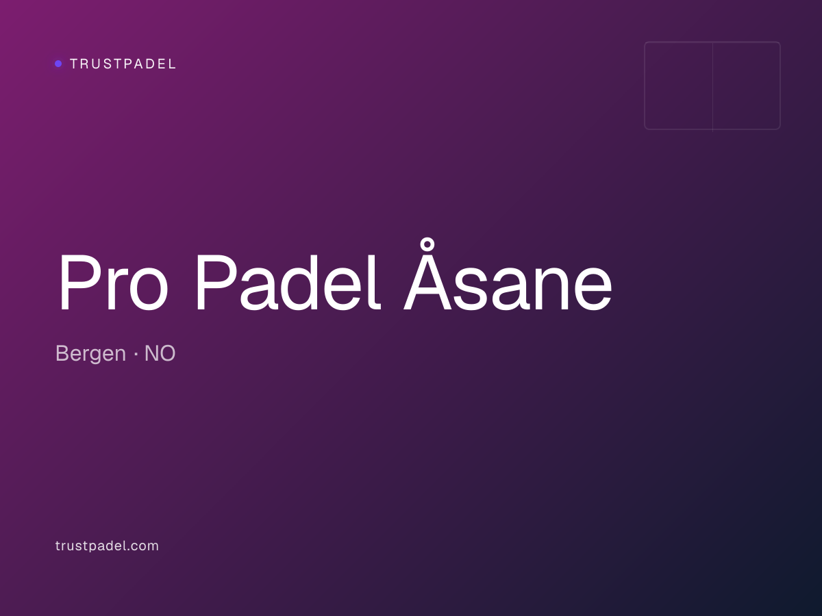 Pro Padel Åsane padel club