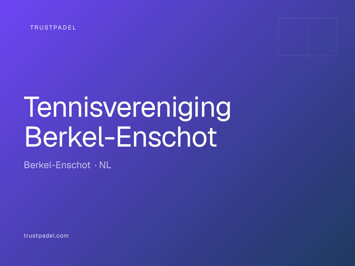 Tennisvereniging Berkel-Enschot padel club