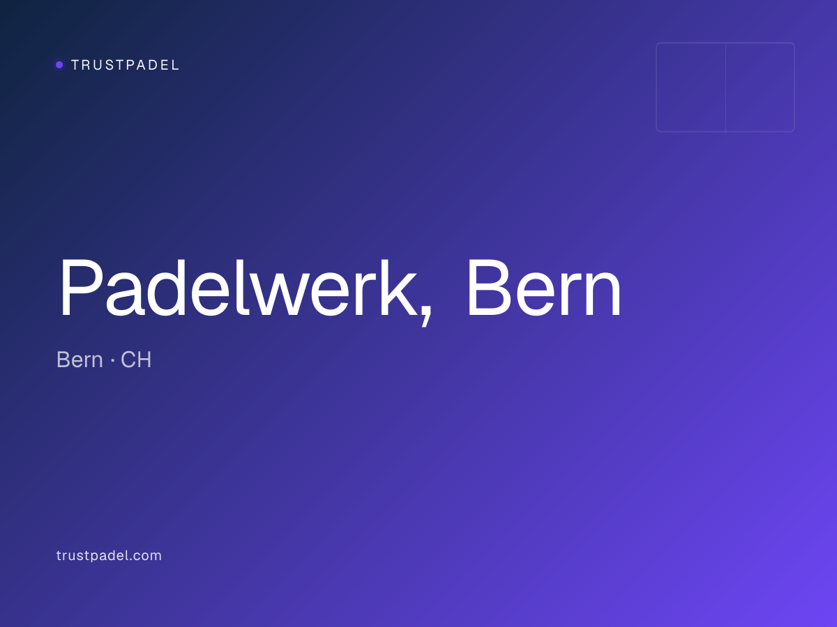 Padelwerk, Bern padel club