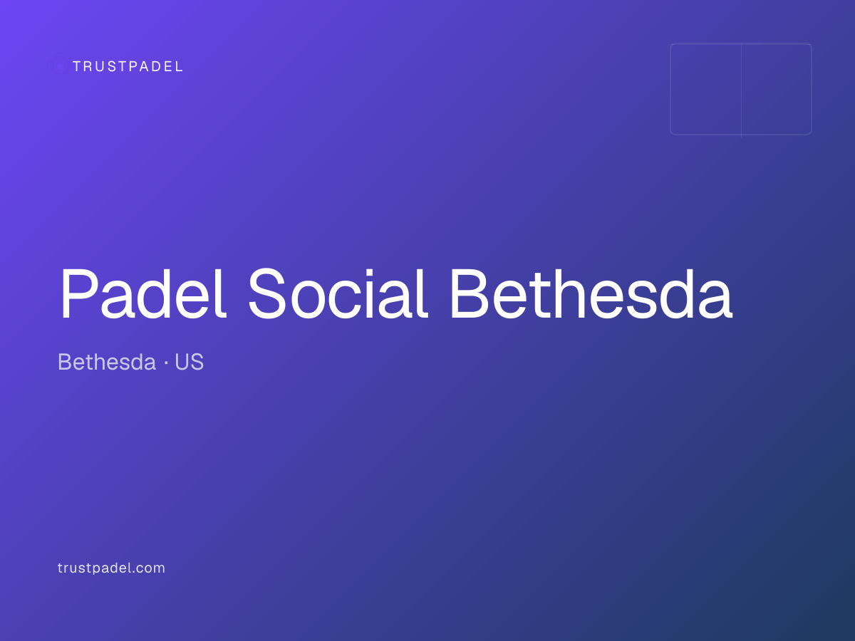 Padel Social Bethesda padel club