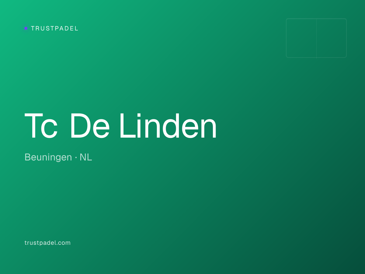 Tc De Linden padel club