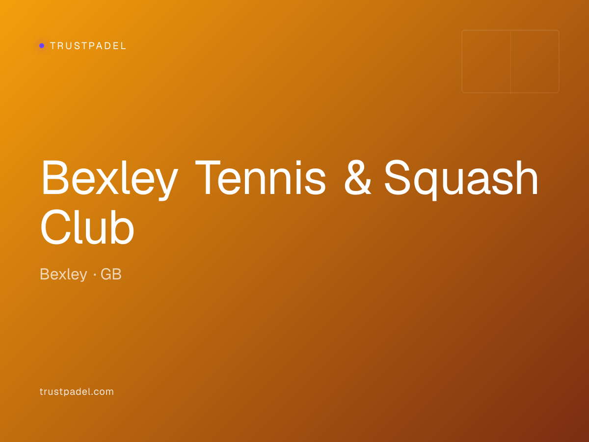 Bexley Tennis & Squash Club padel club