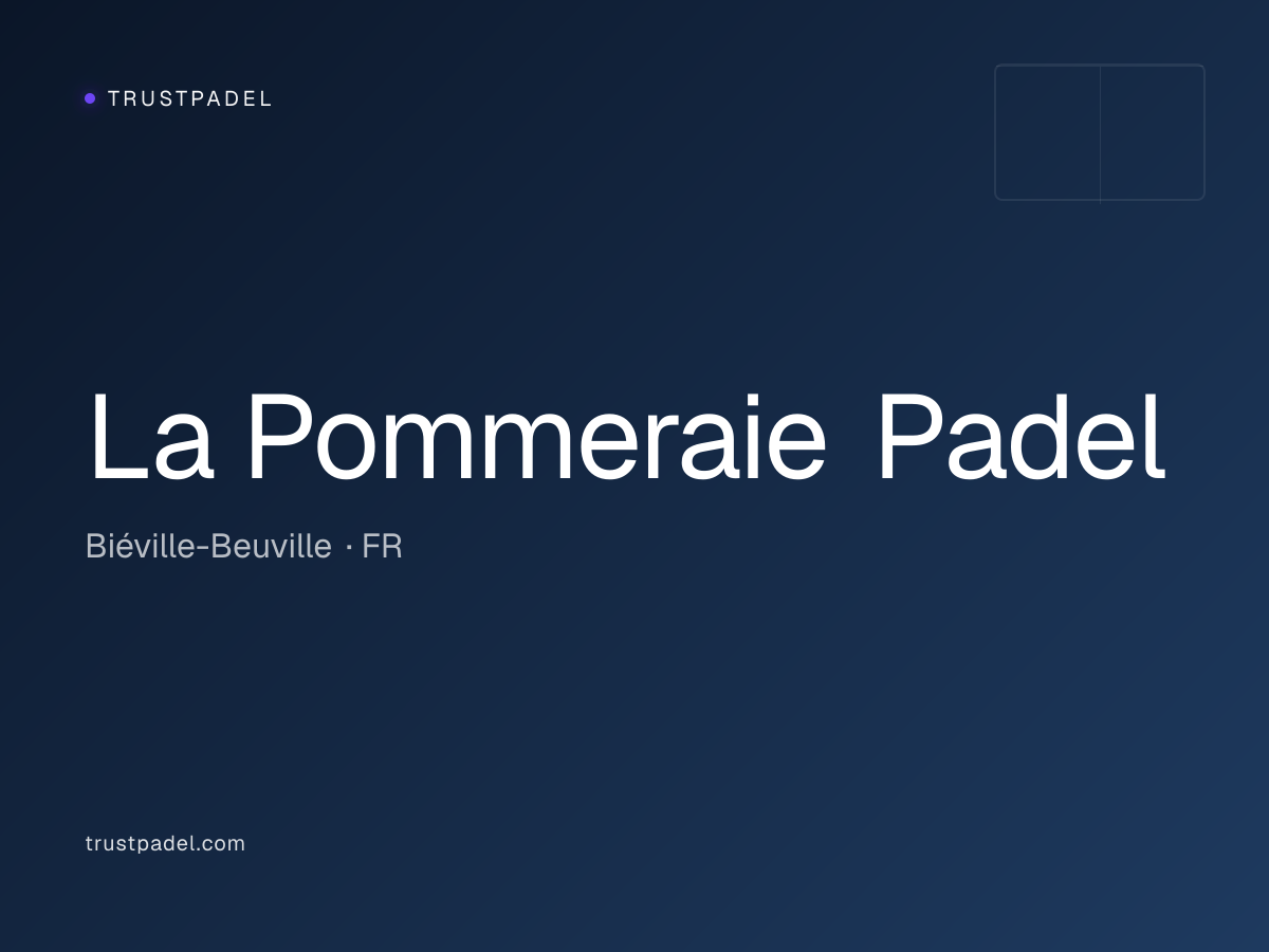 La Pommeraie Padel padel club