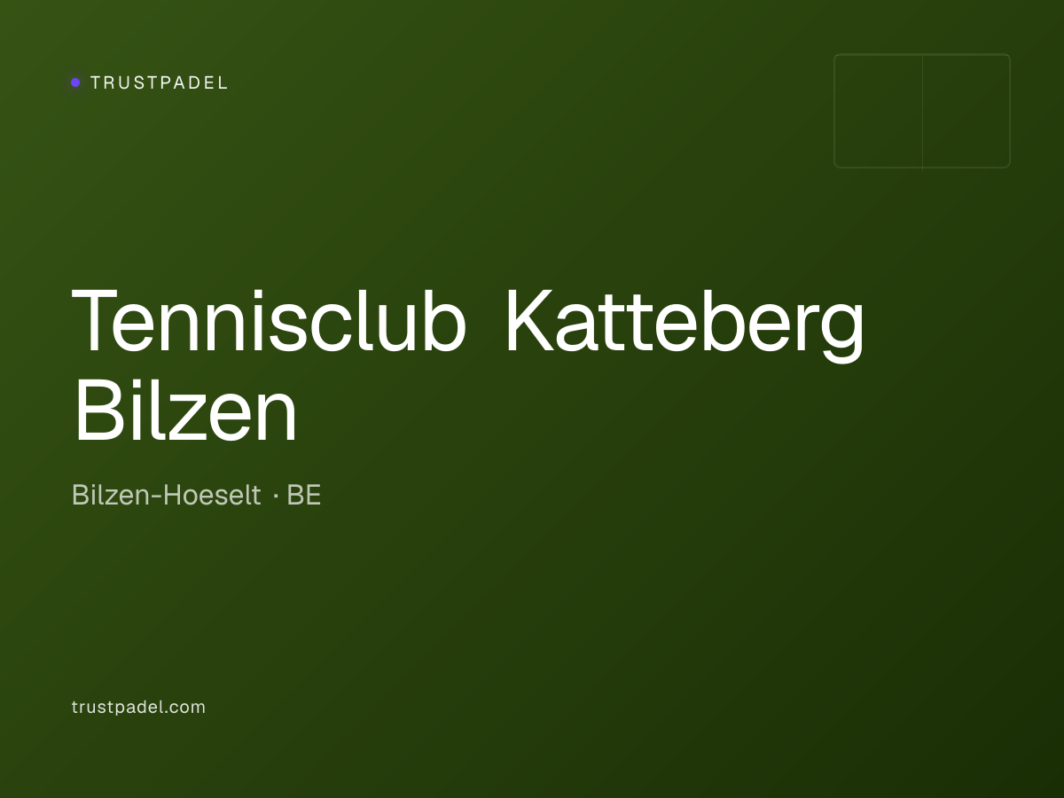 Tennisclub Katteberg Bilzen padel club