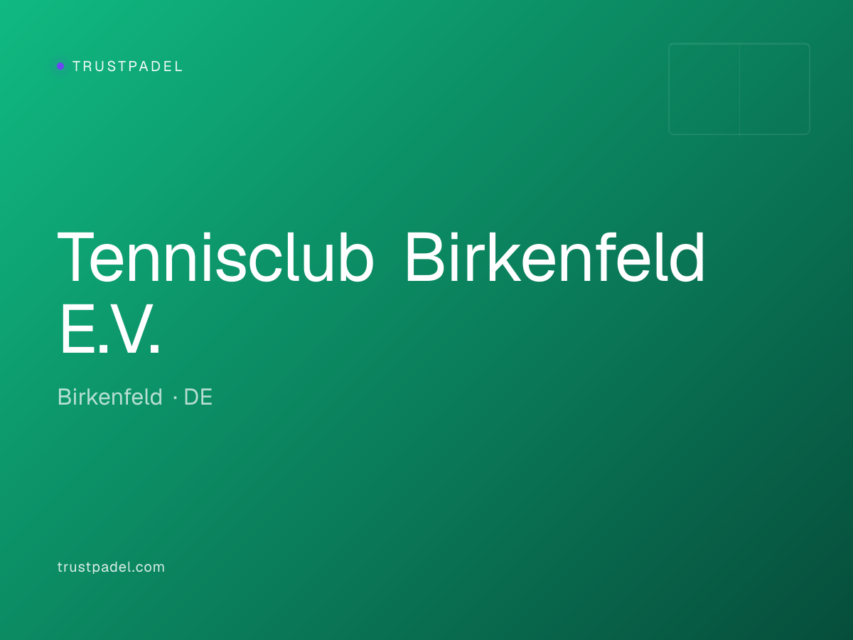 Tennisclub Birkenfeld E.V. padel club