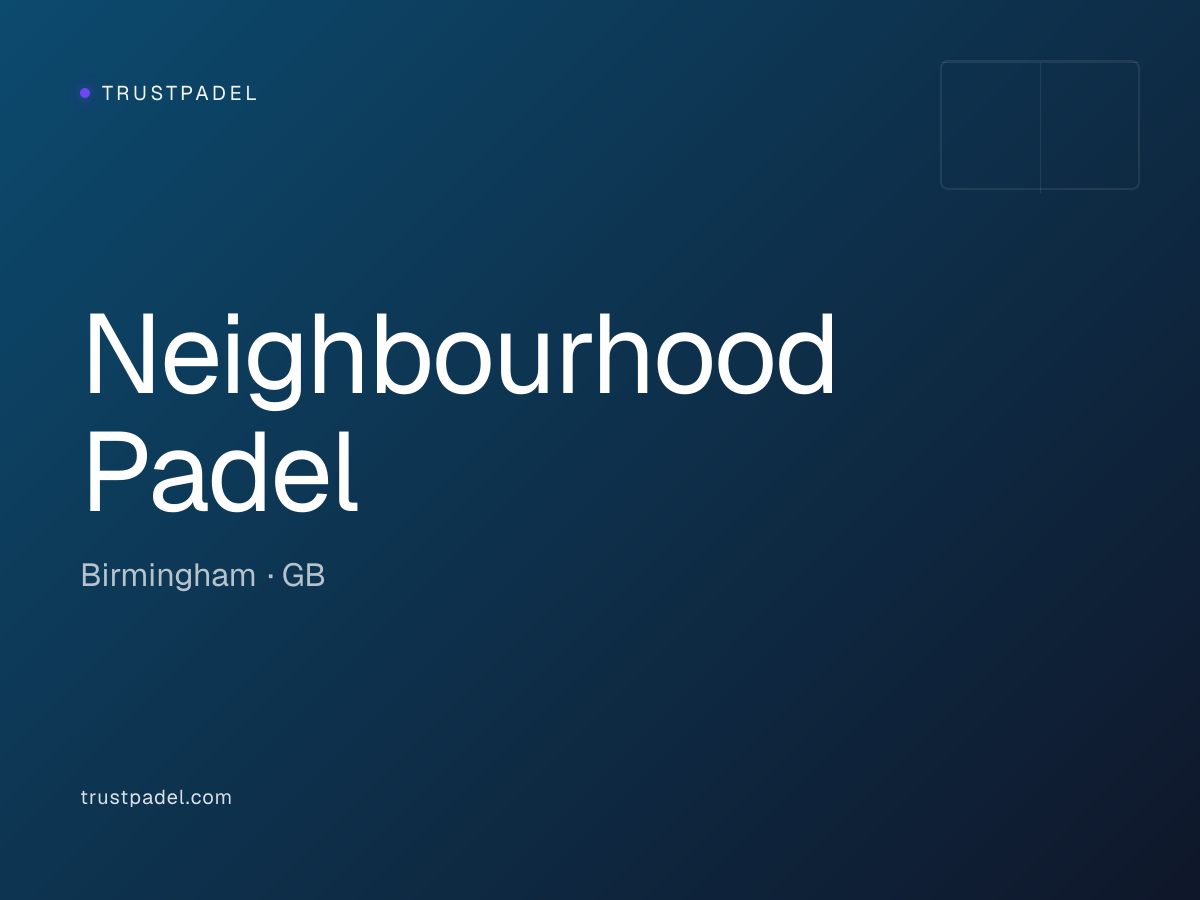 Neighbourhood Padel padel club