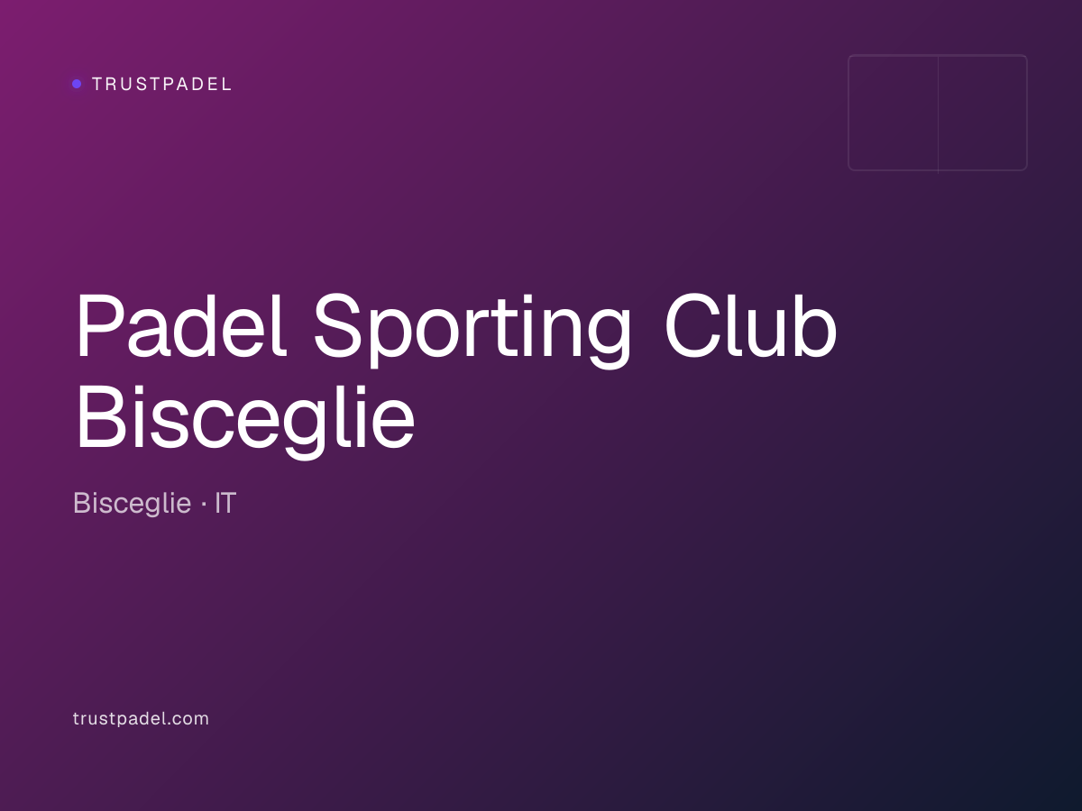 Padel Sporting Club Bisceglie padel club