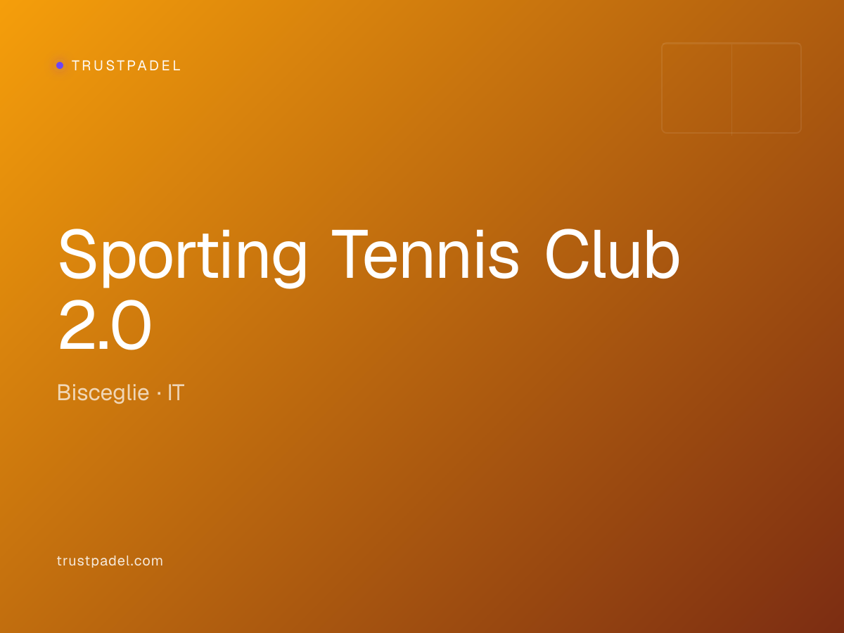 Sporting Tennis Club 2.0 padel club