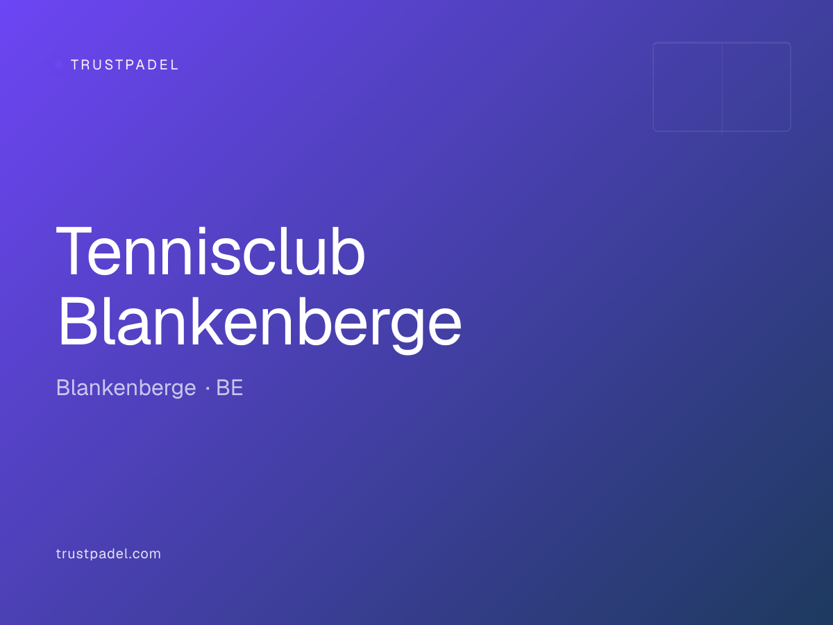 Tennisclub Blankenberge padel club