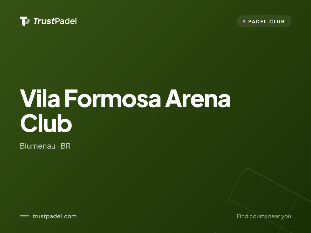 Vila Formosa Arena Club padel club