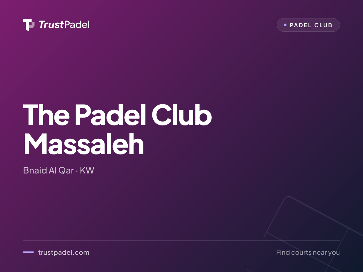 The Padel Club Massaleh padel club