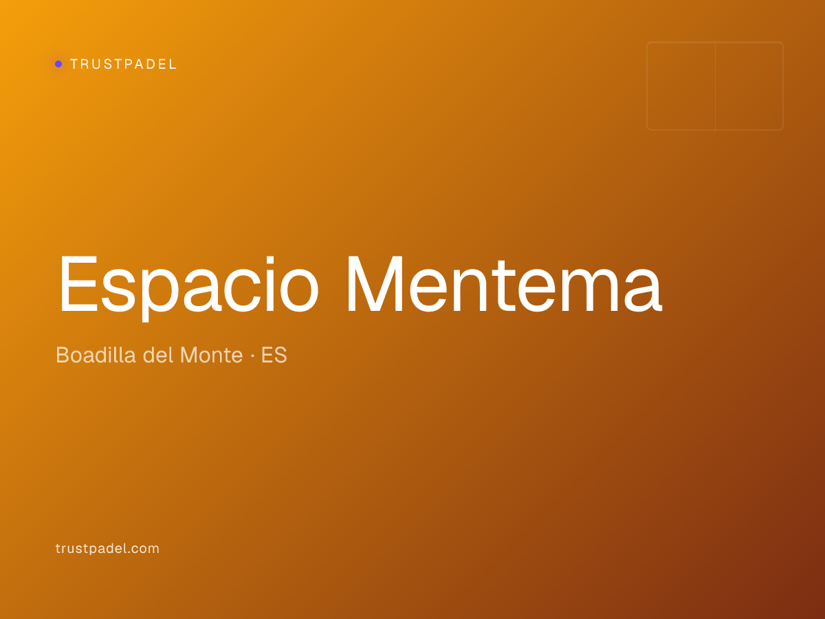 Espacio Mentema padel club