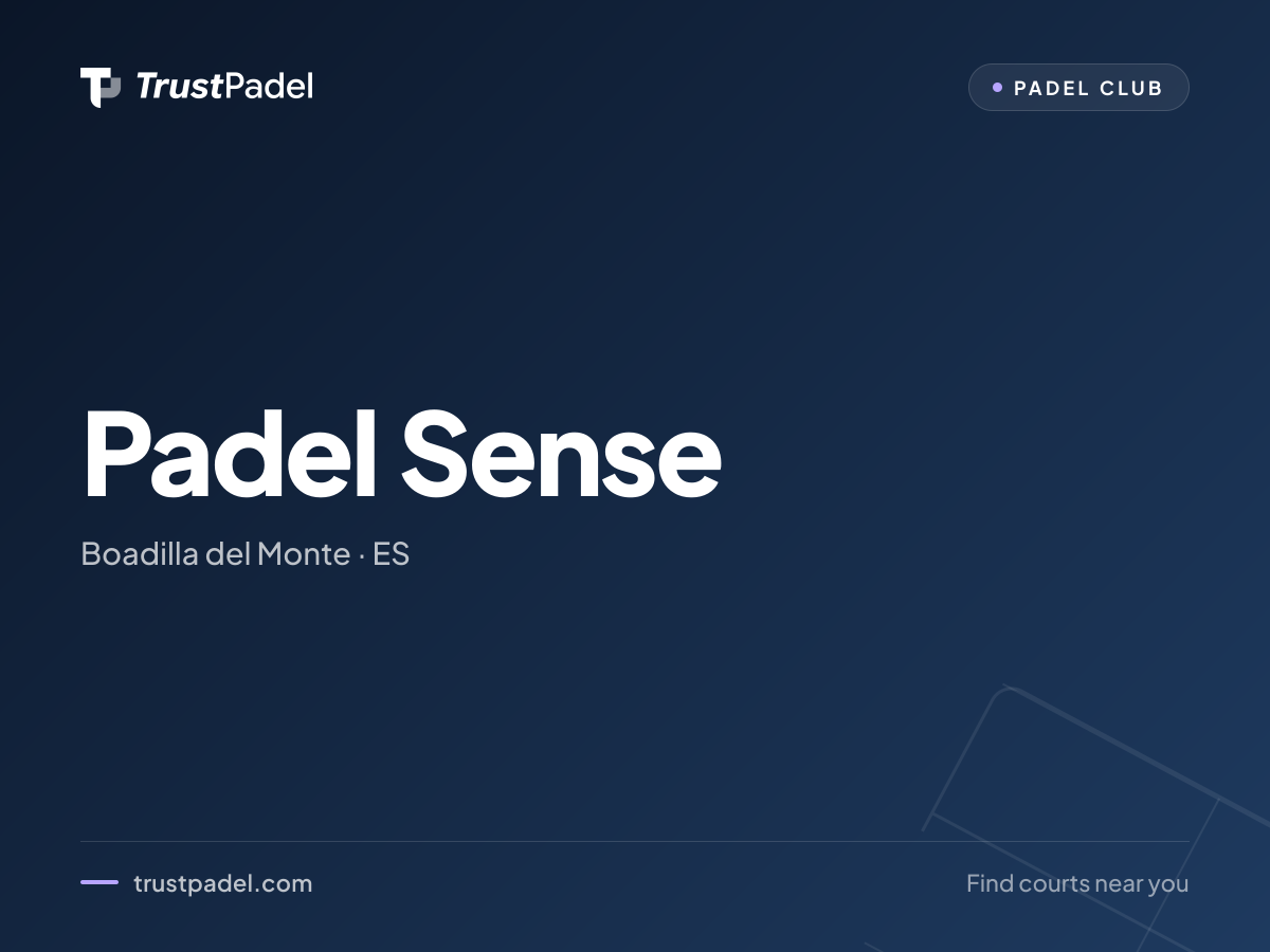 Padel Sense padel club