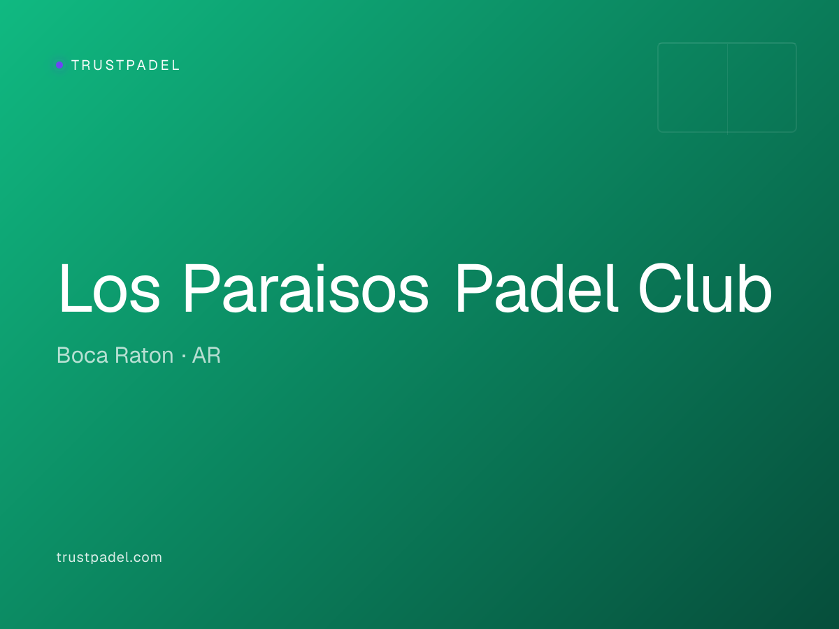 Los Paraisos Padel Club padel club