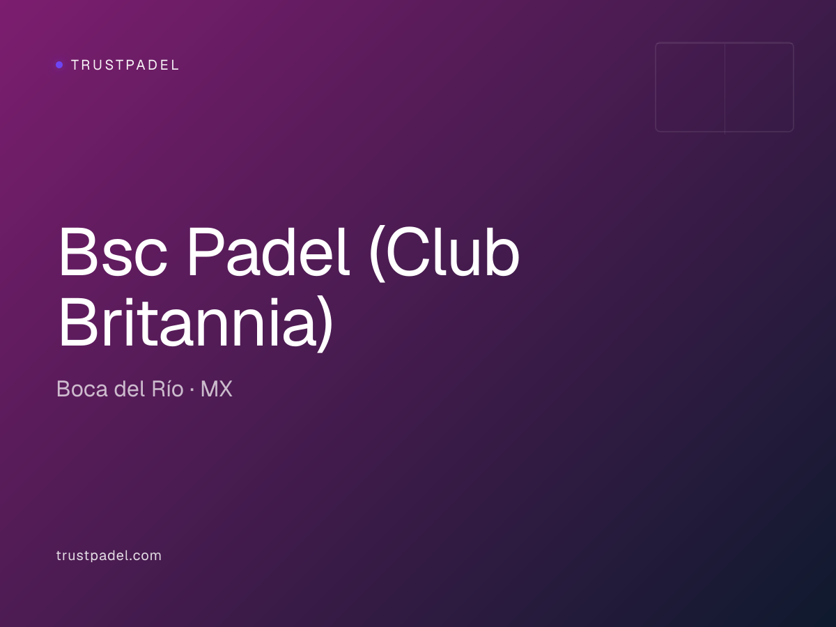 Bsc Padel (Club Britannia) padel club