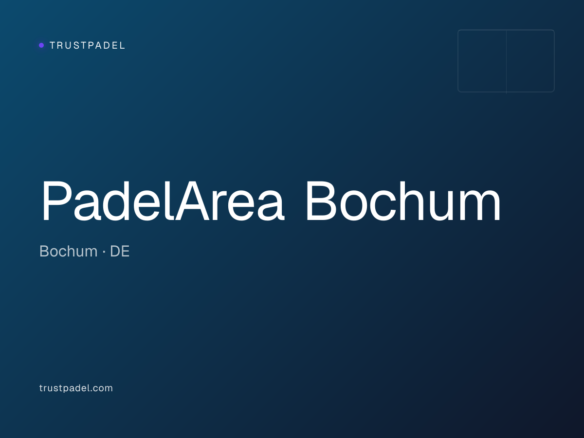 PadelArea Bochum padel club