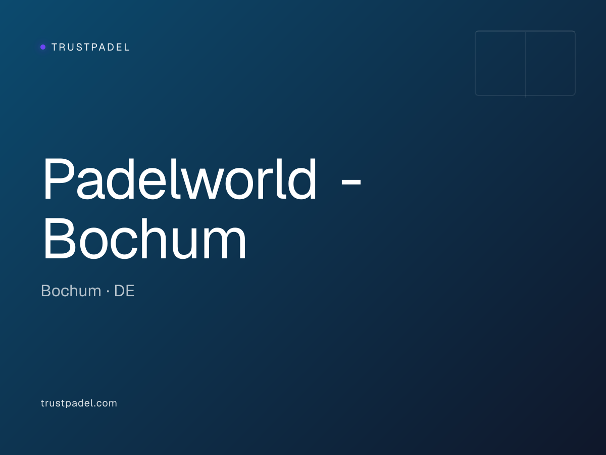 Padelworld - Bochum padel club