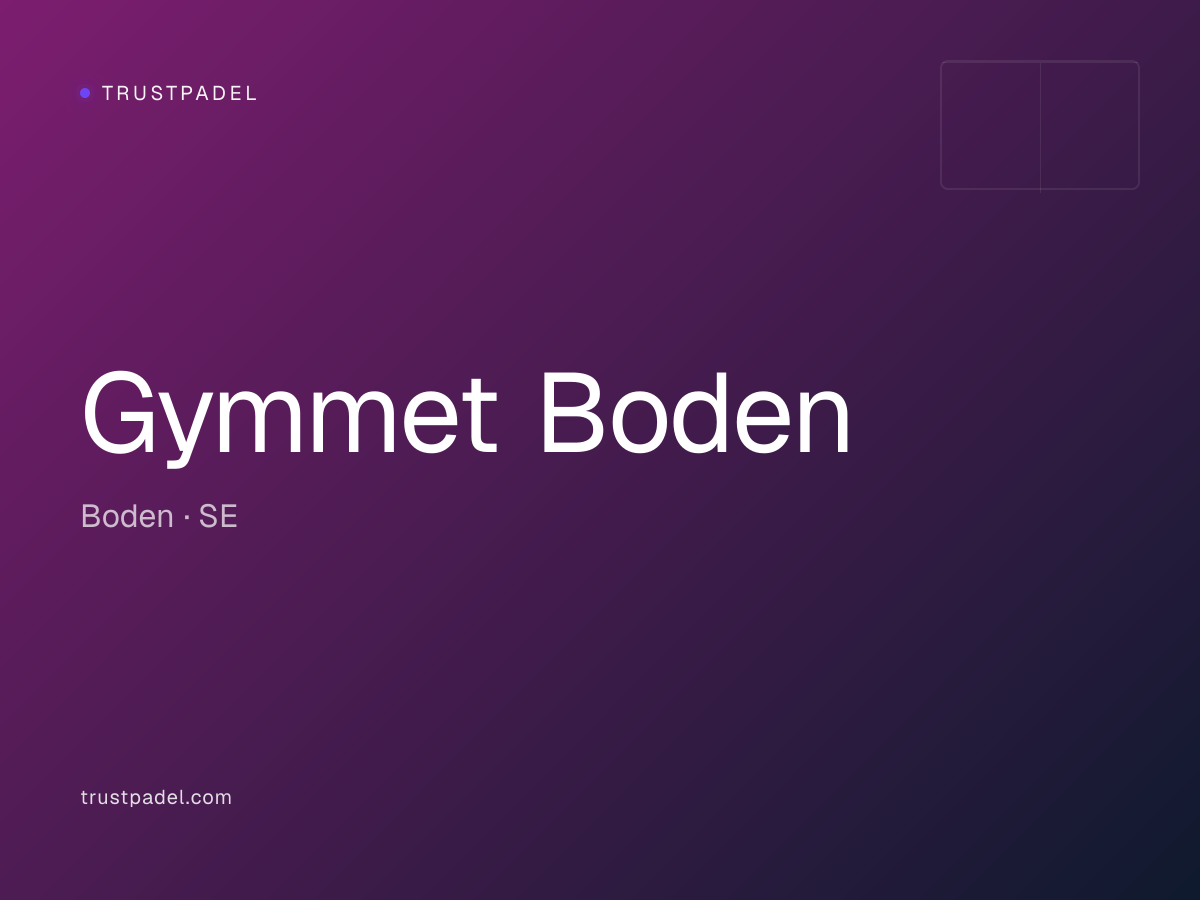 Gymmet Boden padel club