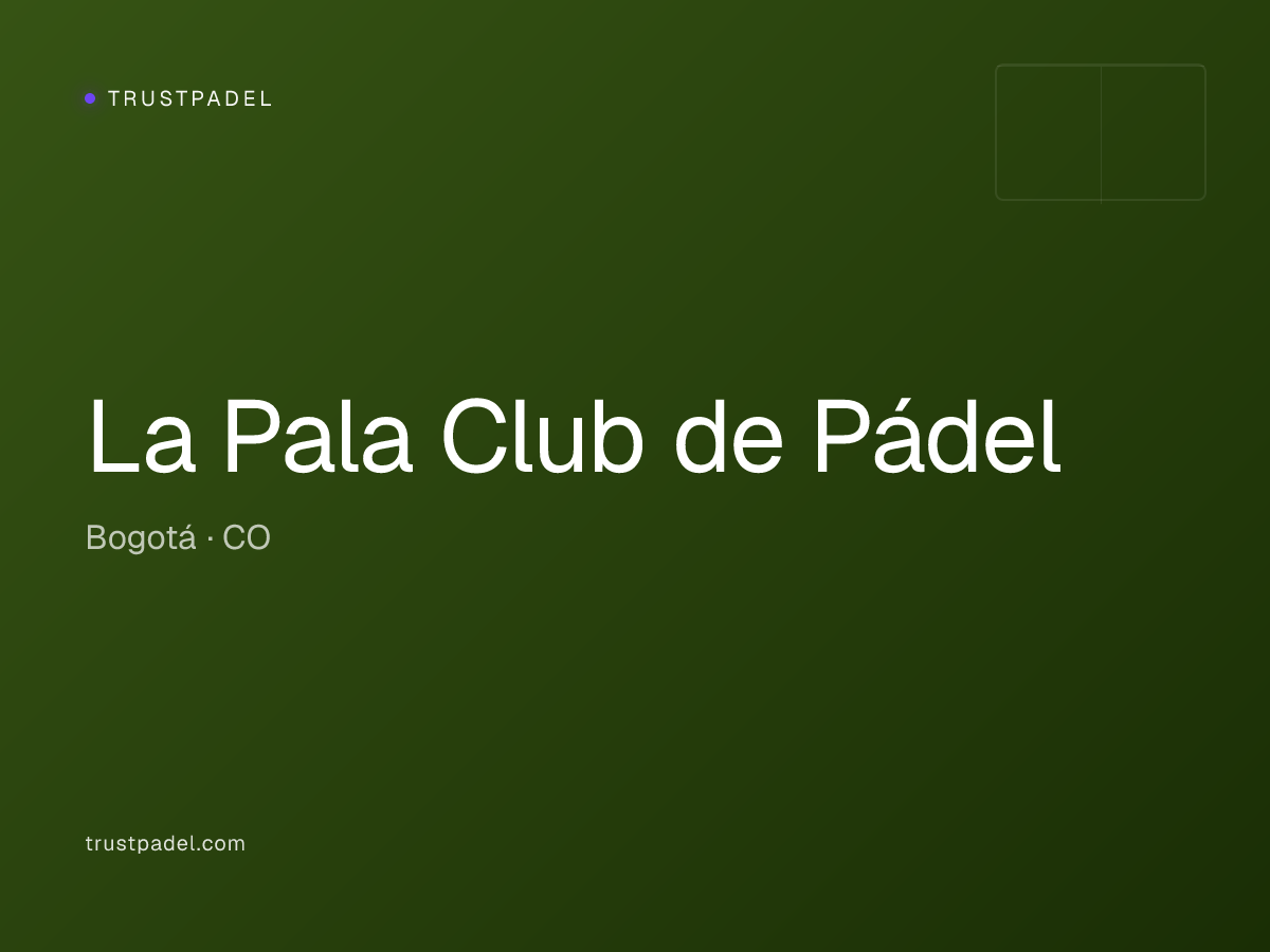 La Pala Club de Pádel padel club