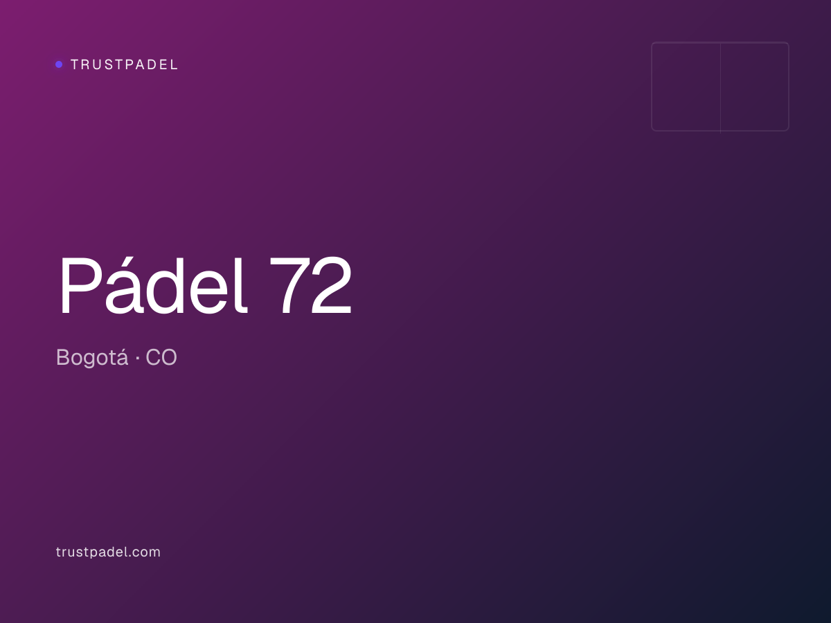 Pádel 72 padel club