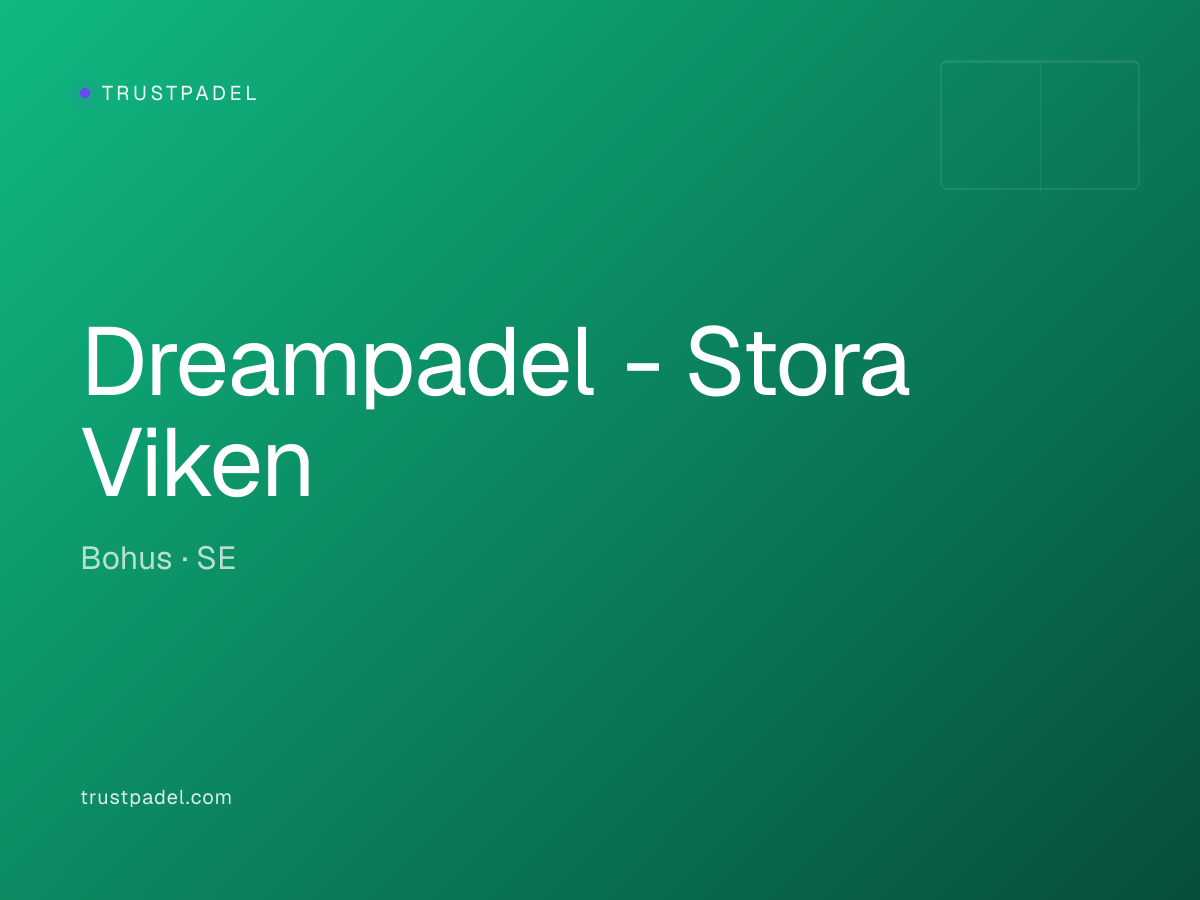Dreampadel - Stora Viken padel club