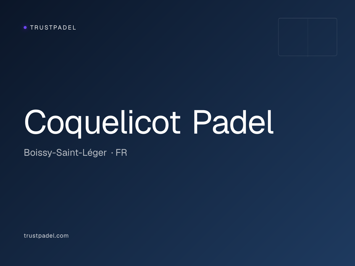 Coquelicot Padel padel club
