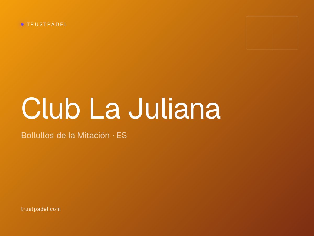 Club La Juliana padel club